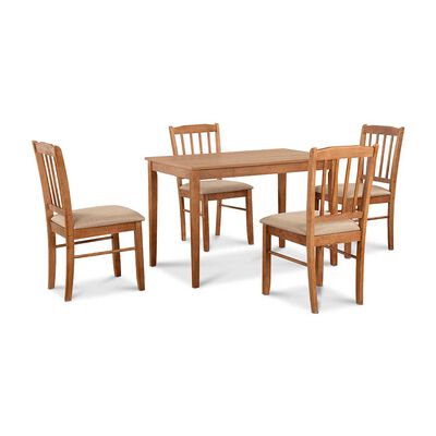 Imagen 1 del producto Juego de Comedor CIC Kansas 4 Sillas Roble