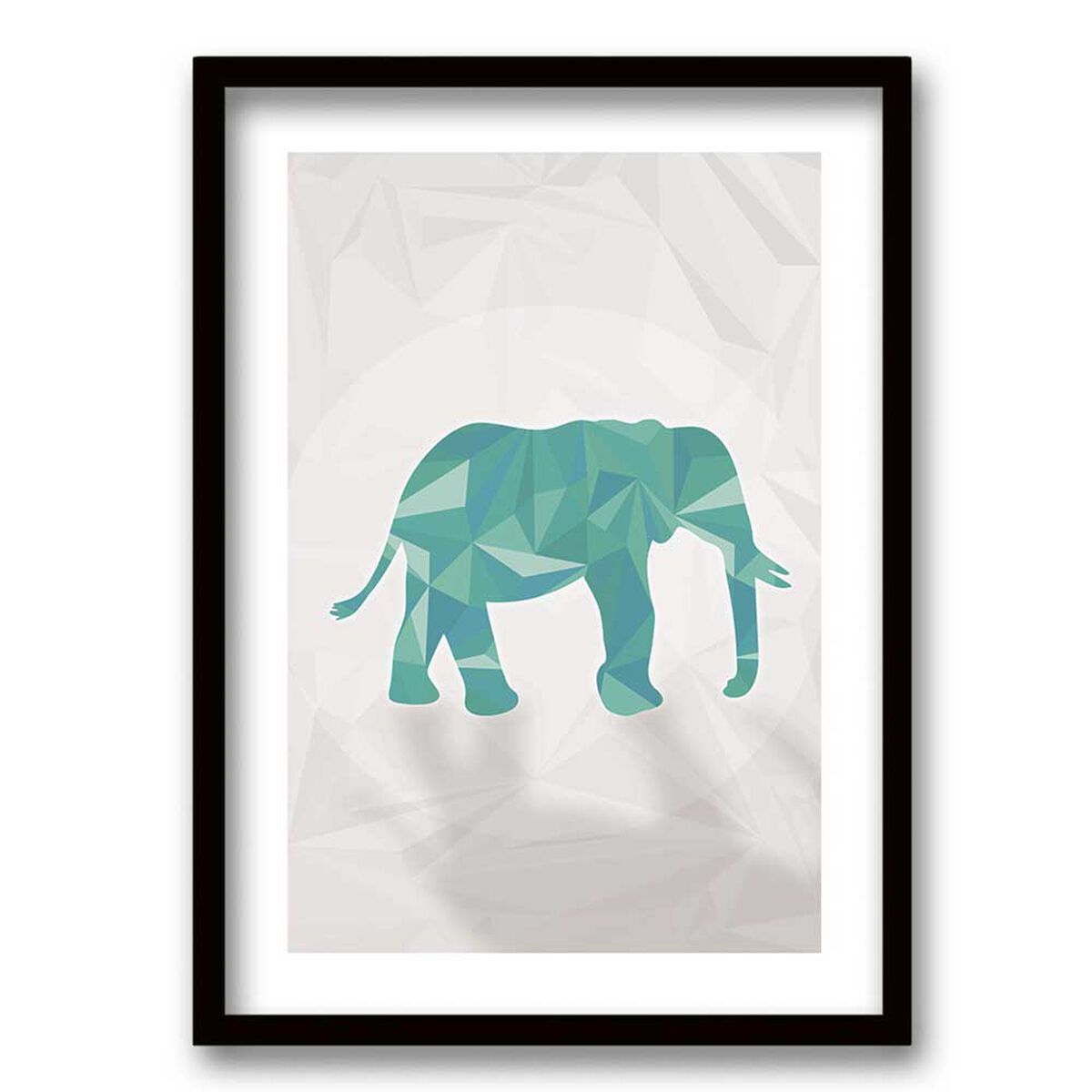 Cuadro Decorativo Retela Elephant Green 40 x 30 cm