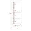 Mueble Alacena TuHome Bi Color Duna Blanco 2 Puertas