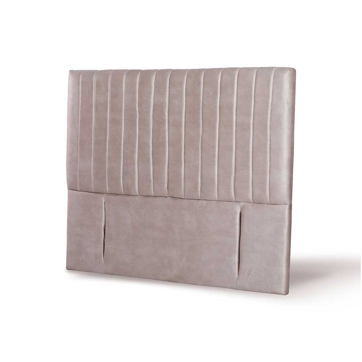 Respaldo Latam Home King Sorrento Cuero Gris