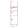Muebles Alacena + Microondas + Barra Auxiliar TuHome Kitchen