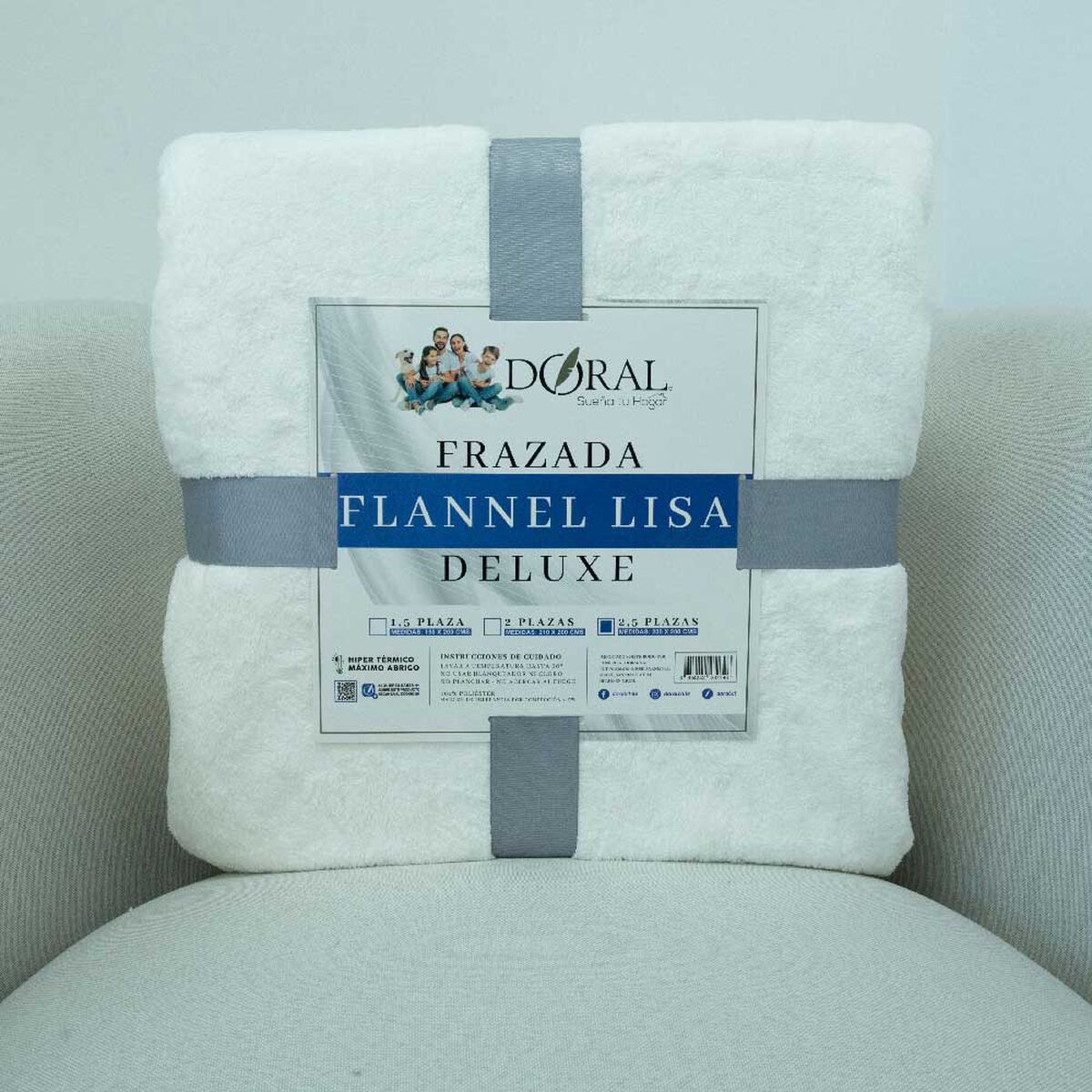 Frazada Doral King Flannel Lisa D6