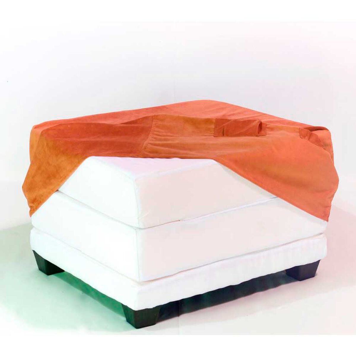 Pouf Cabsur Sorrento Felpa Terracota