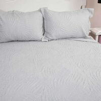 Quilt Doral 2 Plazas Gris Bubbly
