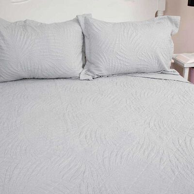 Quilt Doral 2 Plazas Gris Bubbly
