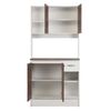 Mueble de Cocina CIC Sofia Nogal Africano Blanco 1 Cajón