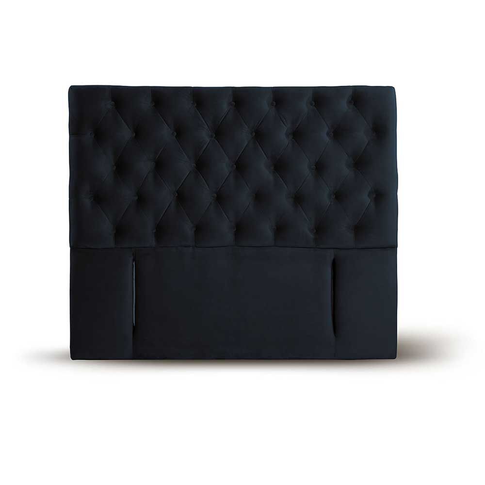 Respaldo Latam Home King Florencia Tela Velvet Negro
