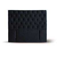 Respaldo Latam Home King Florencia Tela Velvet Negro