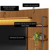 Home TV Di Poretti Design Ouro TV Hasta 75" Caf&eacute; Claro