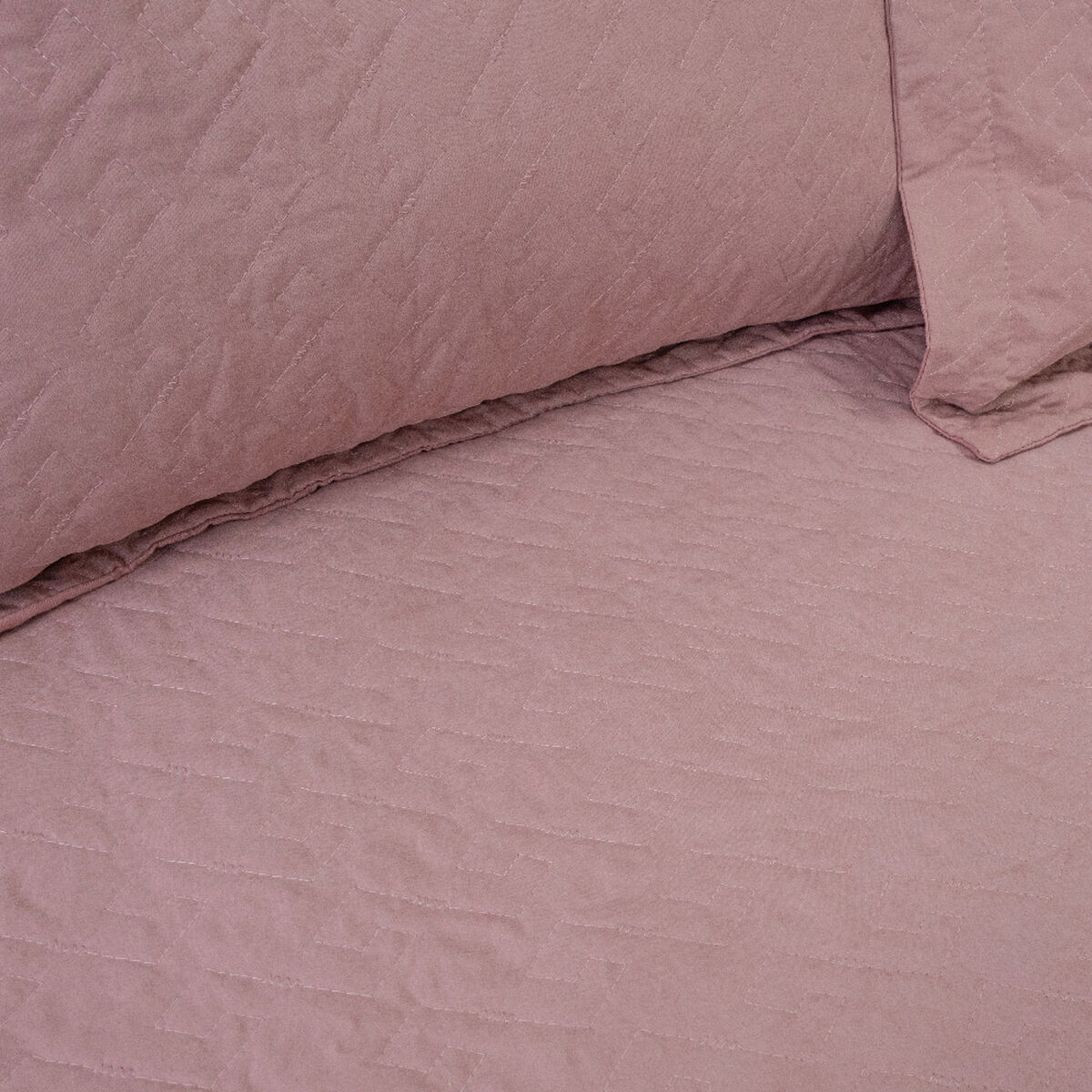 Quilt Doral 3 Plazas Lumi Velvety Rosa