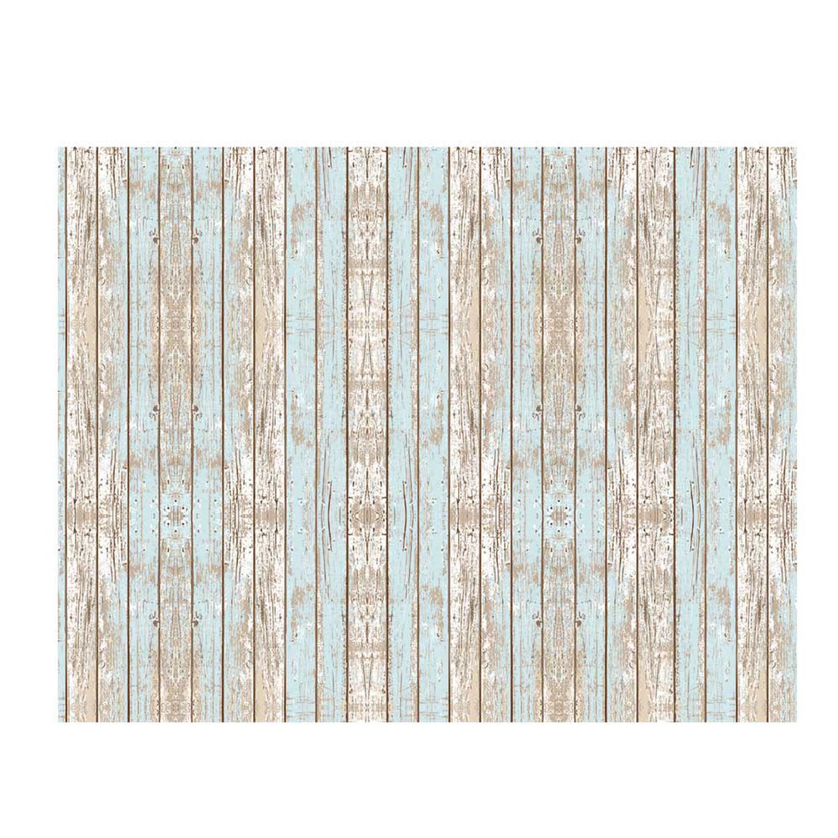 Alfombra Davanti Madera Vintage Azul 140 x180 Madera Vintage Azul