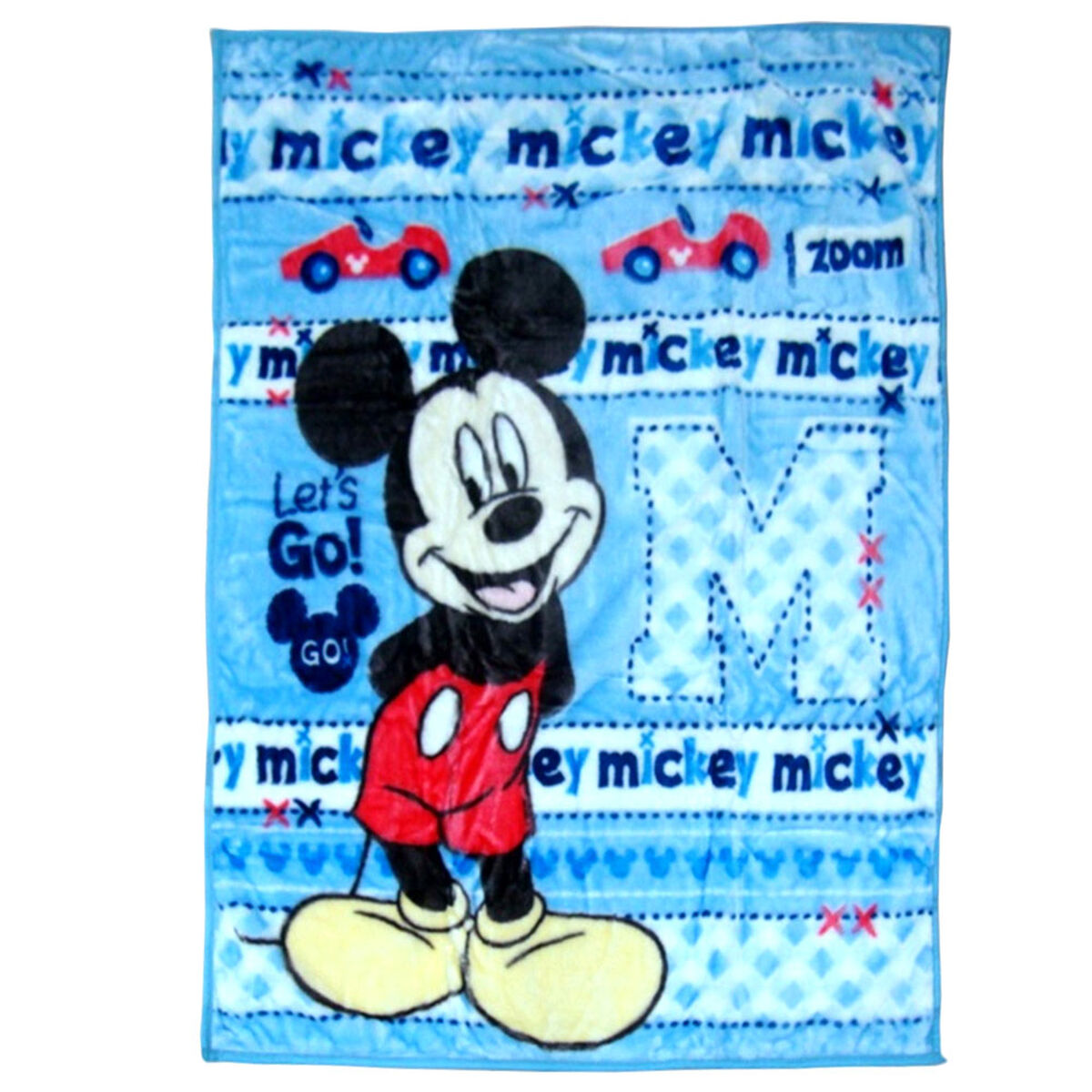 Saco Bebe con Broche Mickey Celeste Disney