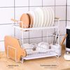 Secaplatos Escurridor Simplit Acero Inox Bilbao 2 Niveles Blanco