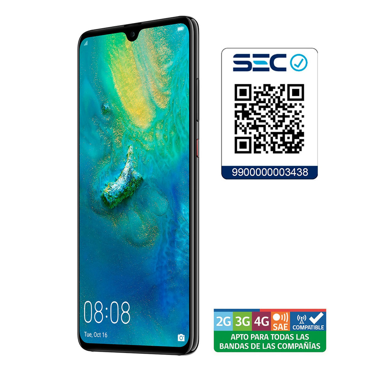Celular Huawei Mate 20 6.5" Negro Liberado