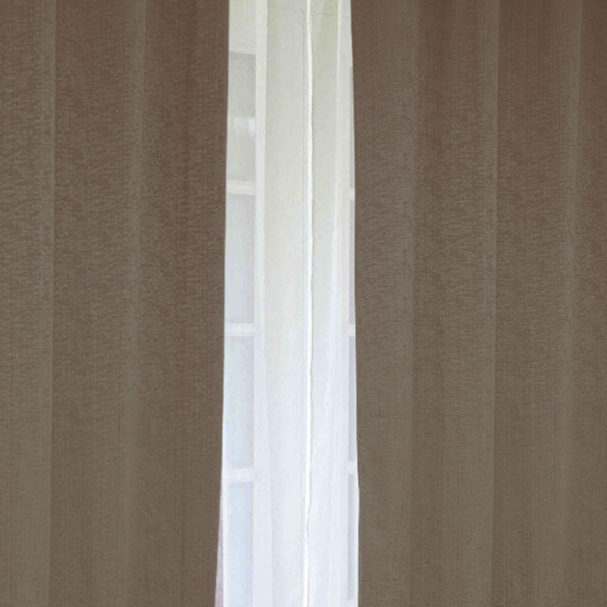 Combo Cortinas Doral Camila 220 x 140 cm Café