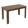 Juego de Comedor Vekkahome Pia Leone 4 Sillas Café