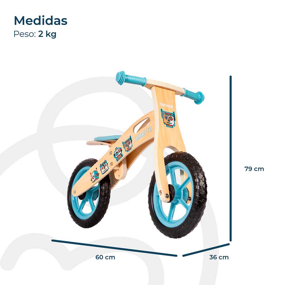 Bebesit Balance Bike 514 Robot, foto 5