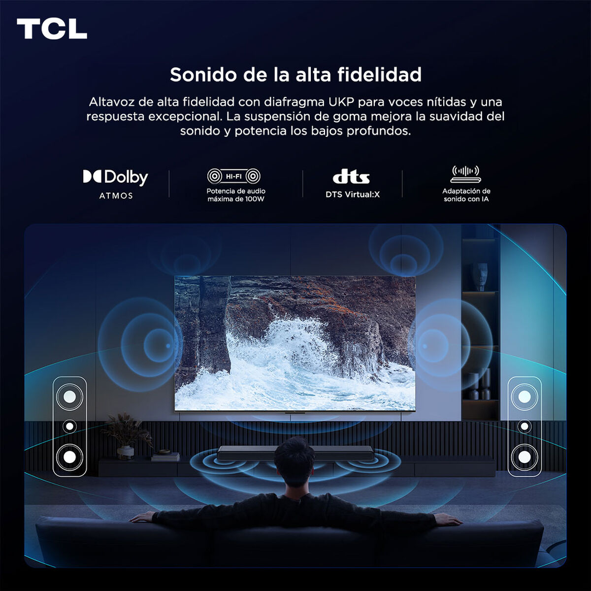 Parlante Bluetooth TCL S45H 100W