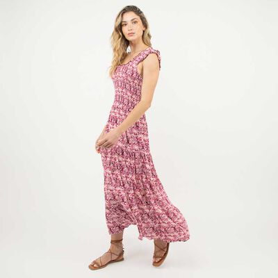 Vestido Maxi Sin Mangas Mujer Zibel