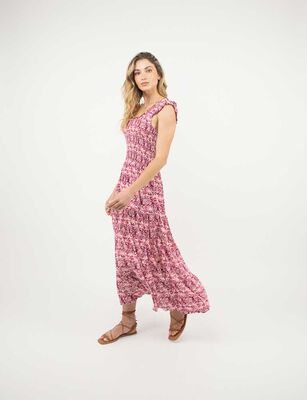 Imagen 1 del producto Vestido Maxi Sin Mangas Mujer Zibel Rosado