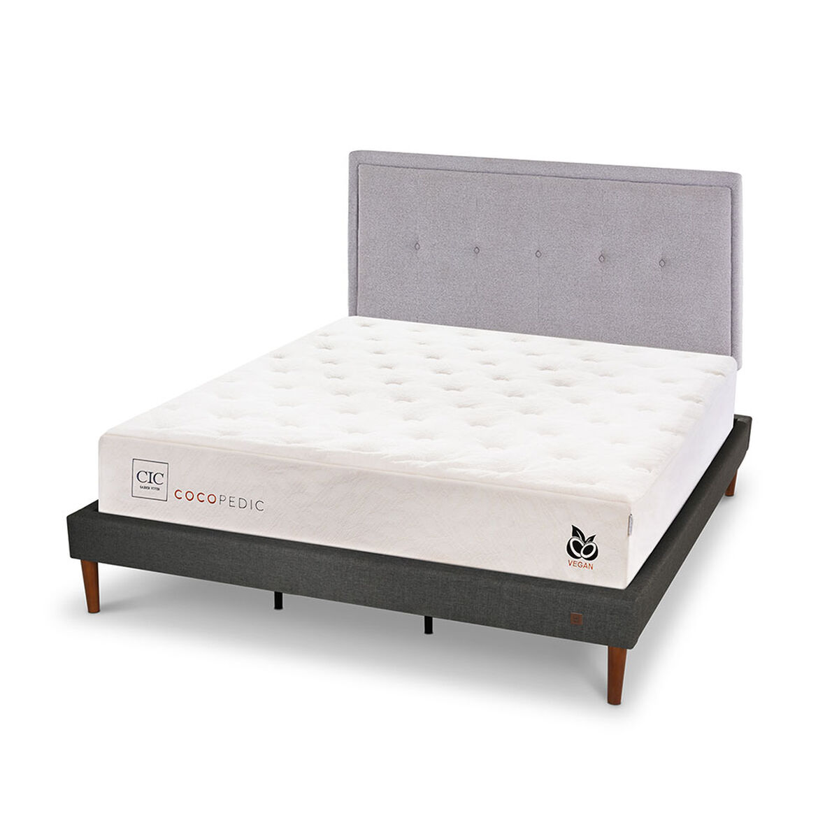Cama Europea CIC Base Normal King Cocopedic