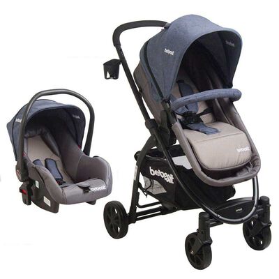 Imagen 1 del producto Coche Cuna Travel System Bebe Fénix Azul Bebesit