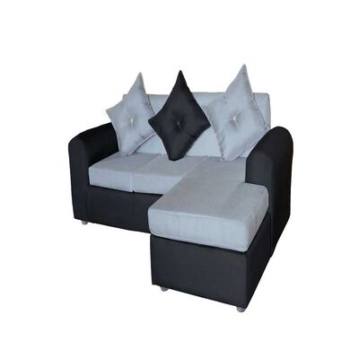 Imagen 2 del producto Sofá Seccional Diseño A&M Home Marcia 4 Cuerpos Negro Gris