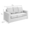 Juego de Living Bodevir Kendy Felpa 3 Cuerpos + Dos Poufs 1 Cuerpo Verde Botella