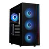 Gabinete BitFenix/ ​​Fan + Fuente de Poder 750w / 4 Ventiladores/ Negro