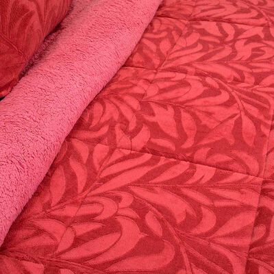 Imagen 2 del producto Cubrecama Doral 1,5 Plazas Guinda Outboss Sherpa