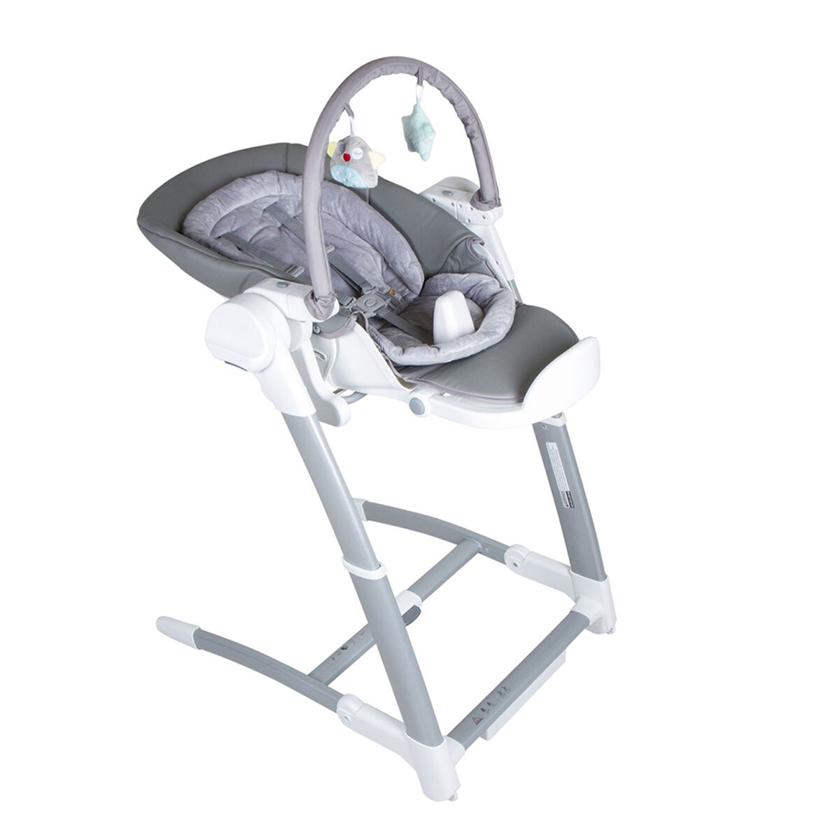 Silla de Comer 3 en 1 Pomodoro Grigio Infanti