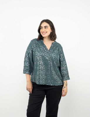 Imagen 1 del producto Blusa Manga 3/4 Mujer Extralindas Verde