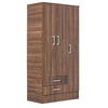 Clóset Mobikit 3 Puertas 2 Cajones Nogal