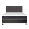 Box Spring CIC 2 Plazas New Ortopedic + Respaldo Eufrates