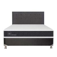 Box Spring CIC 2 Plazas New Ortopedic + Respaldo Eufrates