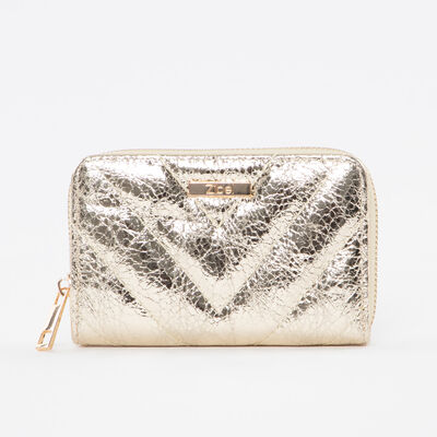 Imagen 1 del producto Billetera Ecocuero Dorado Zibel