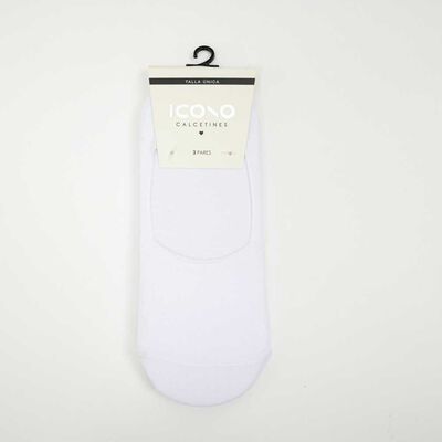 ICONO Pack 3 Calcetines Invisible Mujer Icono
