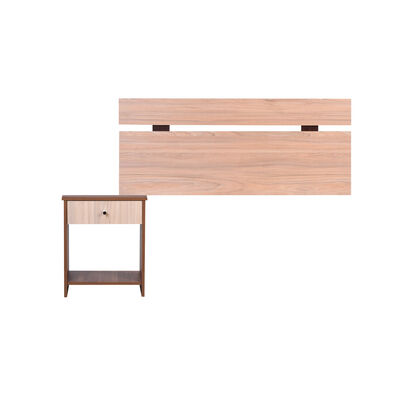 Imagen 2 del producto Respaldo Single + 1 Velador CIC Olmo