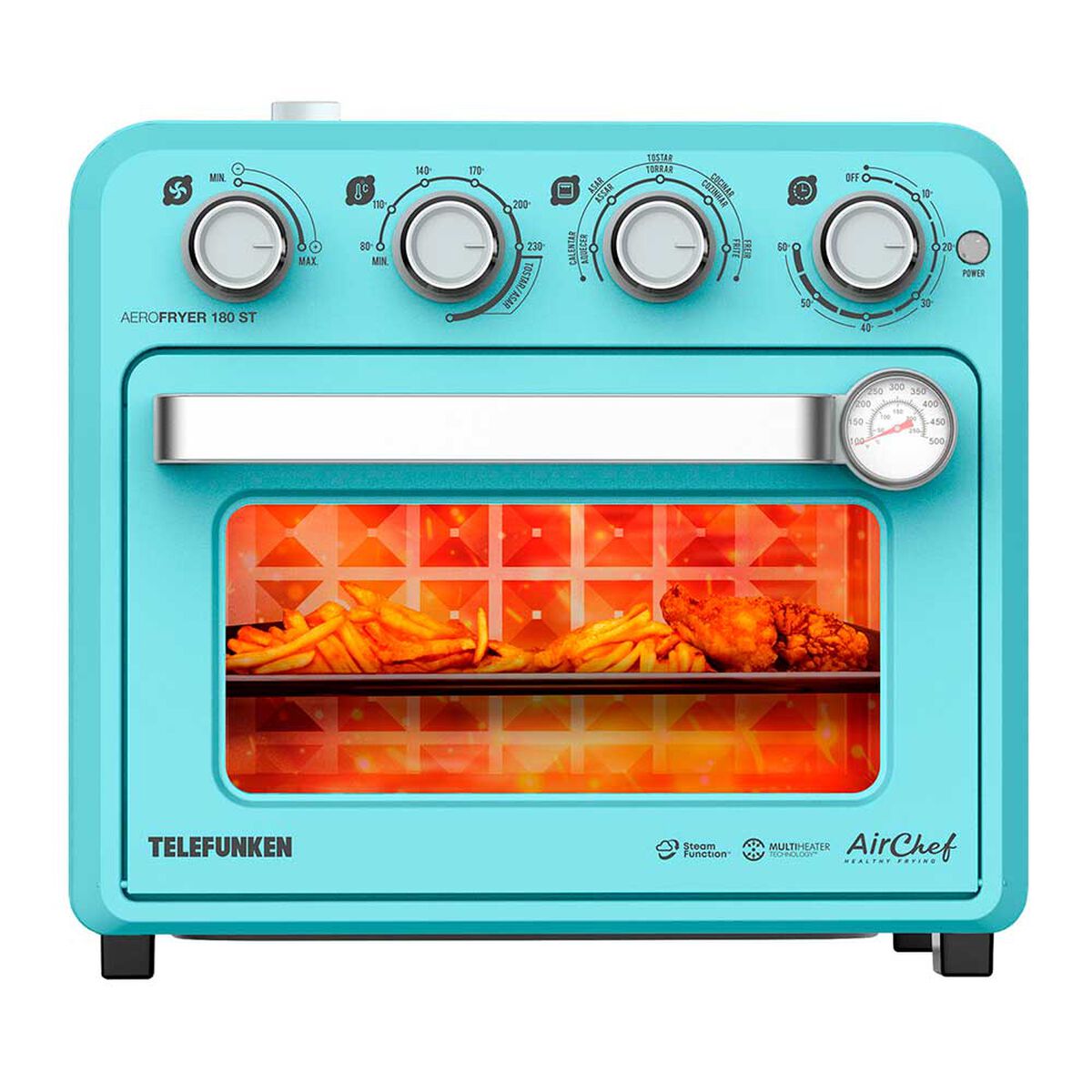 Horno Freidora Telefunken Aerofryer 180 ST 18 lts.