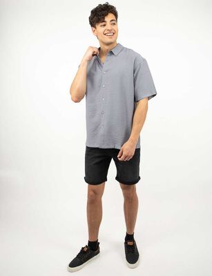 Imagen 2 del producto Camisa Manga Corta Hombre Icono Azul, Ecru, Negro