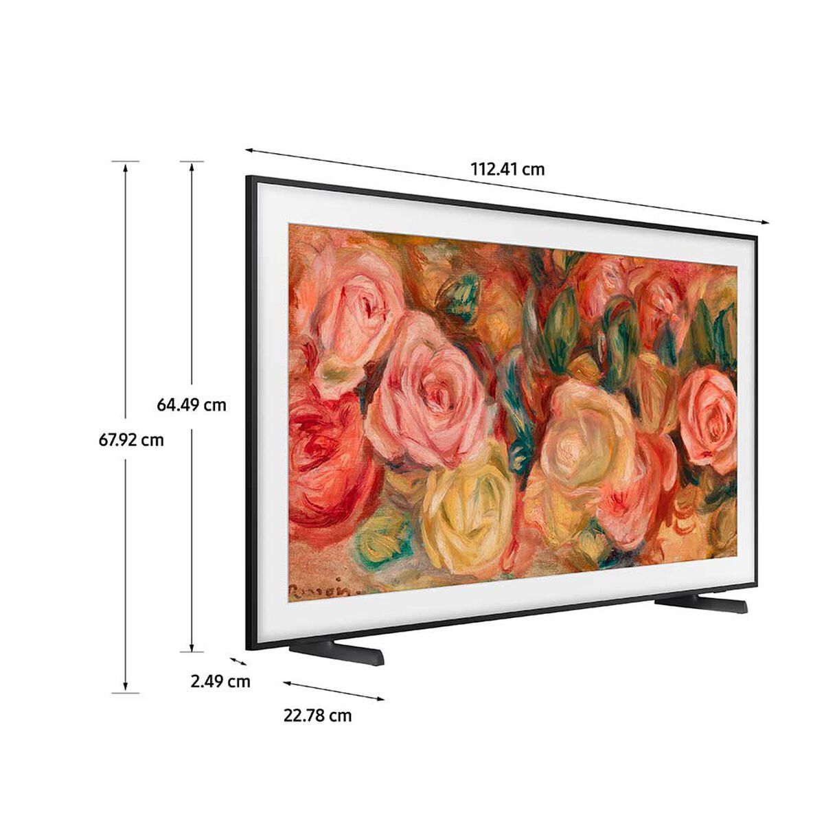 QLED 50" Samsung The Frame Smart TV 4K UHD 2024 + Marco Café