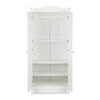 Combo Infantil Closet 2 Puertas + Velador + C&oacute;moda 3 Cajones 1 Puerta CIC Blanco
