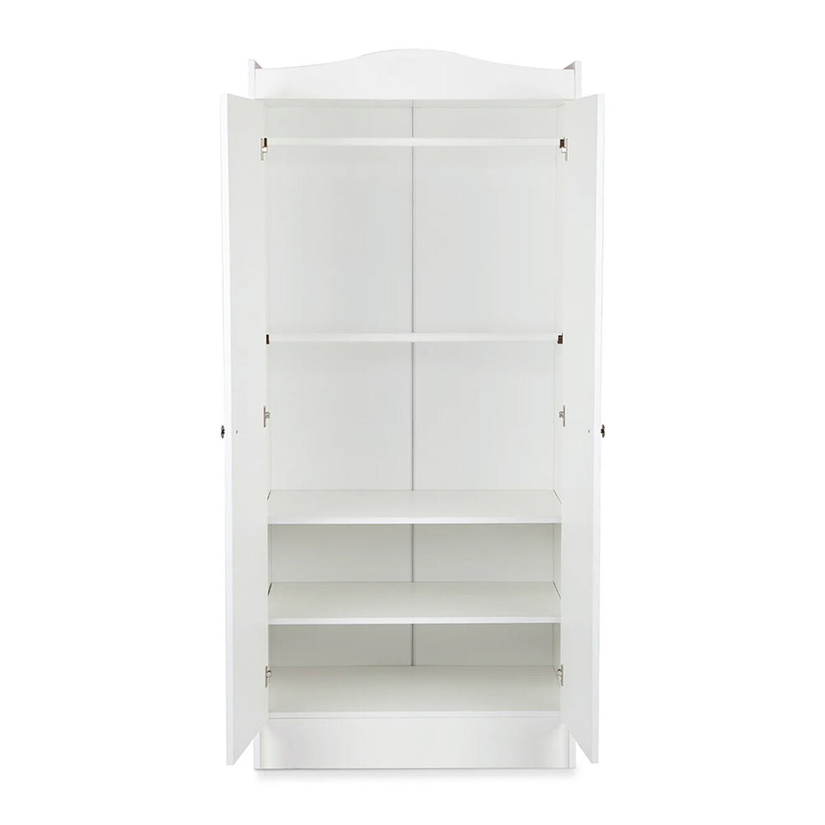 Combo Infantil Closet 2 Puertas + Velador + C&oacute;moda 3 Cajones 1 Puerta CIC Blanco