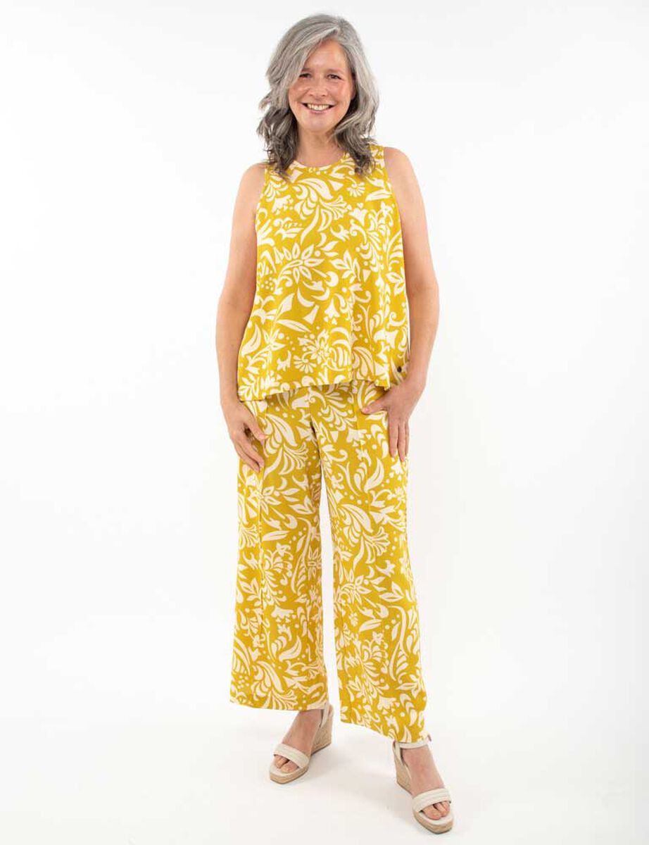 Blusa Estampada Sin Mangas Mujer Portman Club