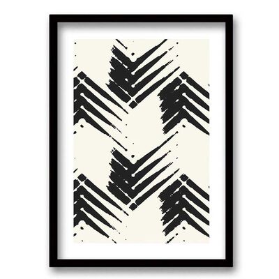 Imagen 1 del producto Cuadro Decorativo Retela Chevron 40 x 30 cm
