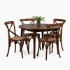 Juego de Comedor Spazzio Retro Redondo 4 Sillas