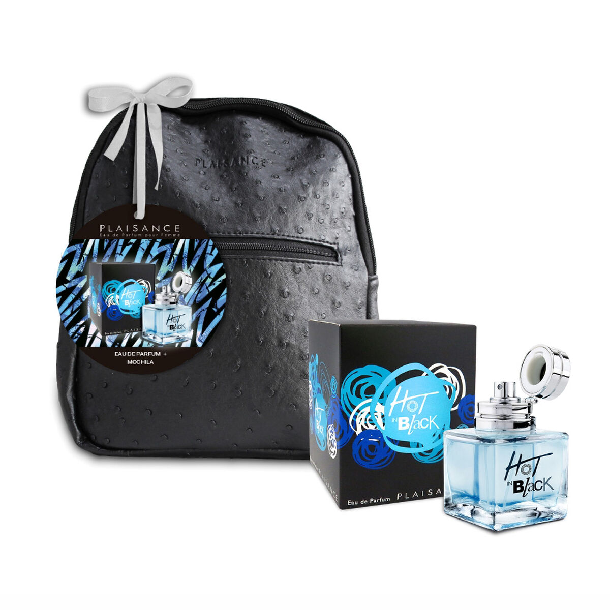 Mochila + Estuche Plaisance Hot in Black 80 ml