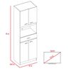 Mueble de Cocina TuHome Bau 4 Puertas 1 Caj&oacute;n Blanco