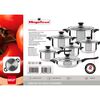 Bater&iacute;a de Cocina Magefesa Monterrey 12 Piezas Acero Inox