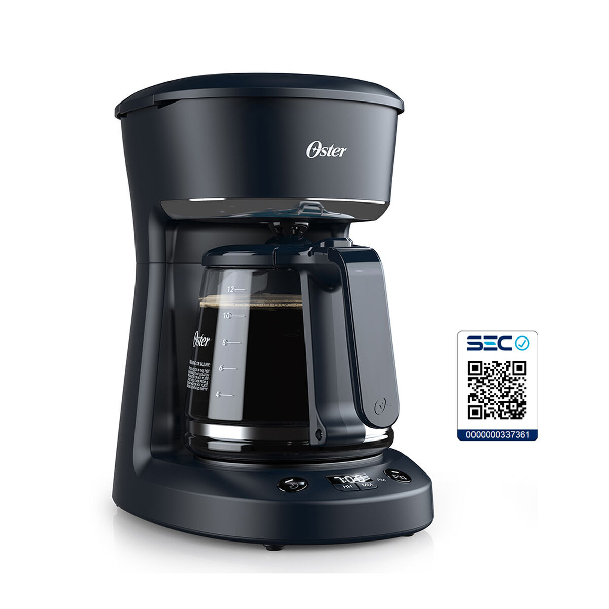Cafetera Oster BVSTDCP12B-052 1,5 lts.
